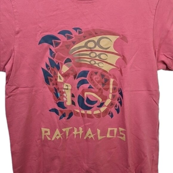 Uniqlo UT Monster Hunter Rathalos Anniversary Capcom T-Shirt Red Men’s Size S - Picture 2 of 8